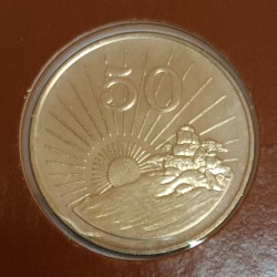 ZIMBABWE - KM 5 - 50 CENTS 198 - OISEAU