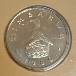 ZIMBABWE - KM 3 - 10 CENTS 1980 - BIRD