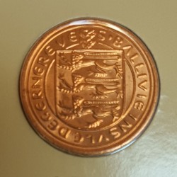 GUERNSEY - KM 26 – 2 PENCE 1979 – MILL