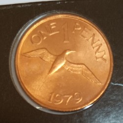 GUERNSEY - KM 27 – 1 PENNY 1979 – VOGEL