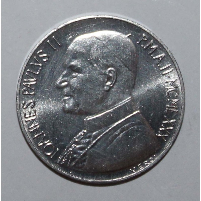 VATICAN - KM 143 - 10 LIRES 1980 - Jean Paul II