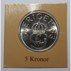 SCHWEDEN - KM 853 - 5 KRONOR 1983 - Carl Gustaf XVI