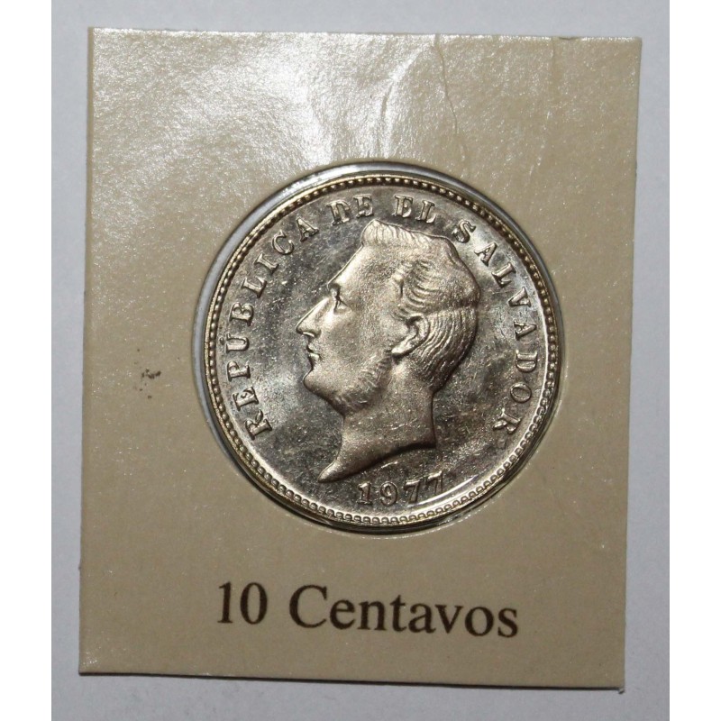 SALVADOR - KM 150a - 10 Centavos 1977