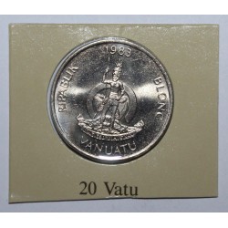 VANUATU - KM 7 - 20 VATU 1983 - Crabe de cocotier