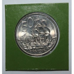 NEUSEELAND - KM 37.1 - 50 CENTS 1980 - Elizabeth II