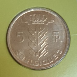 BELGIEN - KM 134 - 5 FRANCS 1978 - TYPE CERES