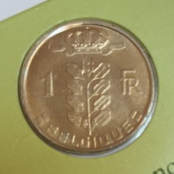 BELGIUM - KM 142.1 - 1 FRANC 1980 - BAUDOUIN 1ER