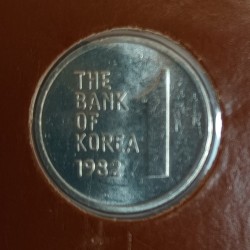 SOUTH KOREA - KM 4 a - 1 WON 1982