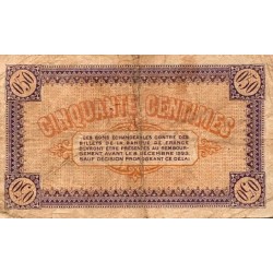 71 - CHALONS-SUR-SAONE - AUTUN - LOUHANS - CHAMBER OF COMMERCE - 50 CENTIMES - 07/12/1920