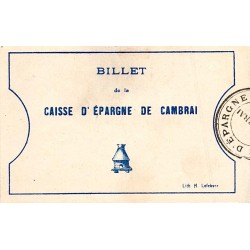 59 - CAMBRAI - CAISSE D'EPARGNE - 1 FRANC - 1835