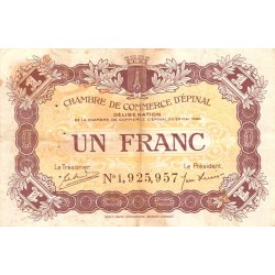 88 - EPINAL - 1 FRANC 1920 - CHAMBRE DE COMMERCE