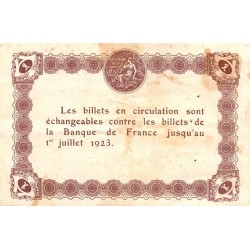 88 - EPINAL - 1 FRANC 1920 - CHAMBRE DE COMMERCE