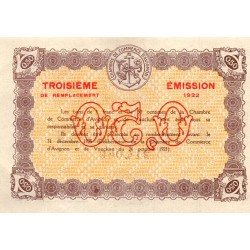 84 - AVIGNON - CHAMBRE DU COMMERCE - 50 CENTIMES - 1922