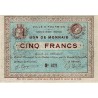 County 59 - FOURMIES - COIN BOND - 5 FRANCS - 10/28/1914