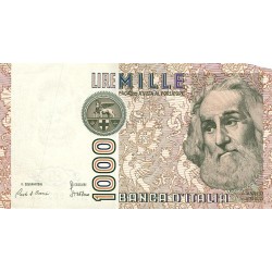 ITALIE - PICK 109 a - 1 000 LIRE - 06/01/1982