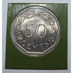 MALTA - KM 12 - 50 Cents 1972