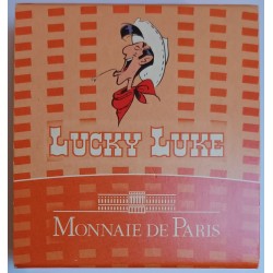 FRANCE - KM 1630 - 50 EURO 2009 - OR -1/4 ONCE - LUCKY LUKE - FOURREAU ABIMÉ