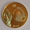 FRANKREICH – KM 1508 – 10 EURO 2007 – GOLD – 1/4 UNZE – TINTIN – BESCHÄDIGTE SCHEIDE