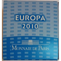 FRANCE - KM 1680 - 5 EURO 2010 - GOLD - EUROPA - CLUNY ABBEY