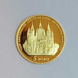 FRANCE - KM 1680 - 5 EURO 2010 - OR - EUROPA - ABBAYE DE CLUNY