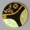 FRANKREICH - KM 1810 - 5 EURO 2011 - GOLD - UNESCO - CHATEAU DE VERSAILLES - BESCHÄDIGTE SCHEIDE