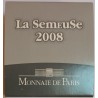 FRANKREICH - KM 1538 - 5 EURO 2008 - GOLD - LA SEMEUSE - 50 JAHRE 5. REPUBLIK - BESCHÄDIGTE SCHEIDE