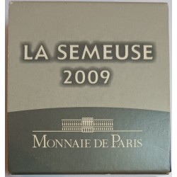 FRANKREICH - KM 1584 - 10 EURO 2009 - LA SEMEUSE - 50 JAHRE EUROPÄISCHER GERICHTSHOF FÜR MENSCHENRECHTE - BESCHÄDIGTE SCHEIDE