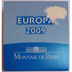 FRANKREICH - KM 1591 - 10 EURO 2009 - EUROPA - 20 JAHRE FALL DER BERLINER MAUER - BESCHÄDIGTE Scheide