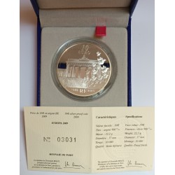 FRANKREICH - KM 1591 - 10 EURO 2009 - EUROPA - 20 JAHRE FALL DER BERLINER MAUER - BESCHÄDIGTE Scheide