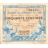 69 - LYON - CHAMBER OF COMMERCE - 50 CENTIMES - 29/07/1920