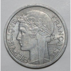 FRANCE - KM 885a.2 - 1 FRANC 1947 B - TYPE MORLON ALU - Mint shifted to 2 p.m.