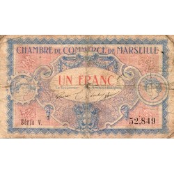 13 - MARSEILLE -  CHAMBRE DE COMMERCE - 1 FRANC - 05/06/1917