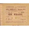 59 - FAUMONT - BON COMMUNAUX - 1 FRANC - 12/11/1914