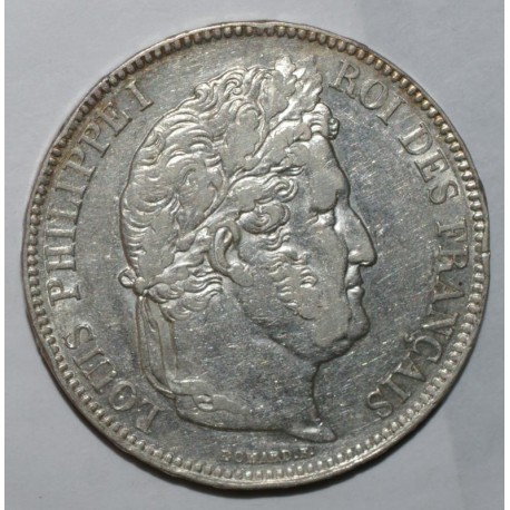 5 FRANCS 1841 W - LOUIS PHILIPPE 1er - tête laurée - TTB +