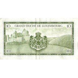 LUXEMBOURG - PICK 48 a - 10 FRANCS - UNDATED (1954)