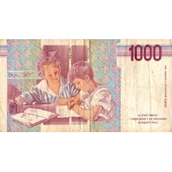 ITALY - PICK 114 a - 1000 LIRE - 03/10/1990