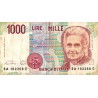 ITALIE - PICK 114 a - 1000 LIRE - 03/10/1990