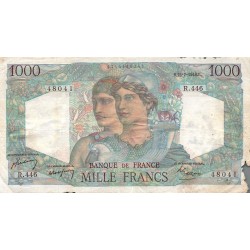 FAY 41/22 - 1000 FRANCS MINERVE ET HERCULE - 15/07/1948 - R.446 - PICK 130