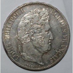 FRANKREICH - KM 749 - 5 FRANCS 1837 W - Lille - TYPE LOUIS PHILIPPE 1