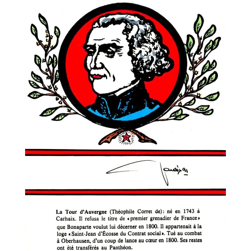 FREIMAURER - THEOPHILE CORRET DE LA TOUR D'AUVERGNE