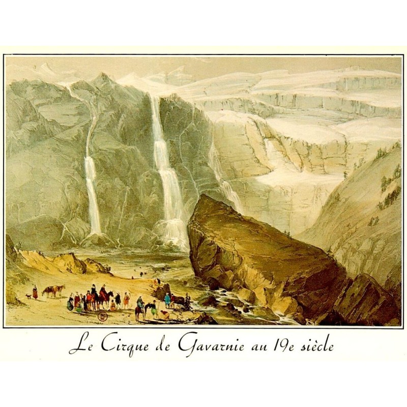 County 65 - The Pyrenees - Gavarnie circus in the 19th century