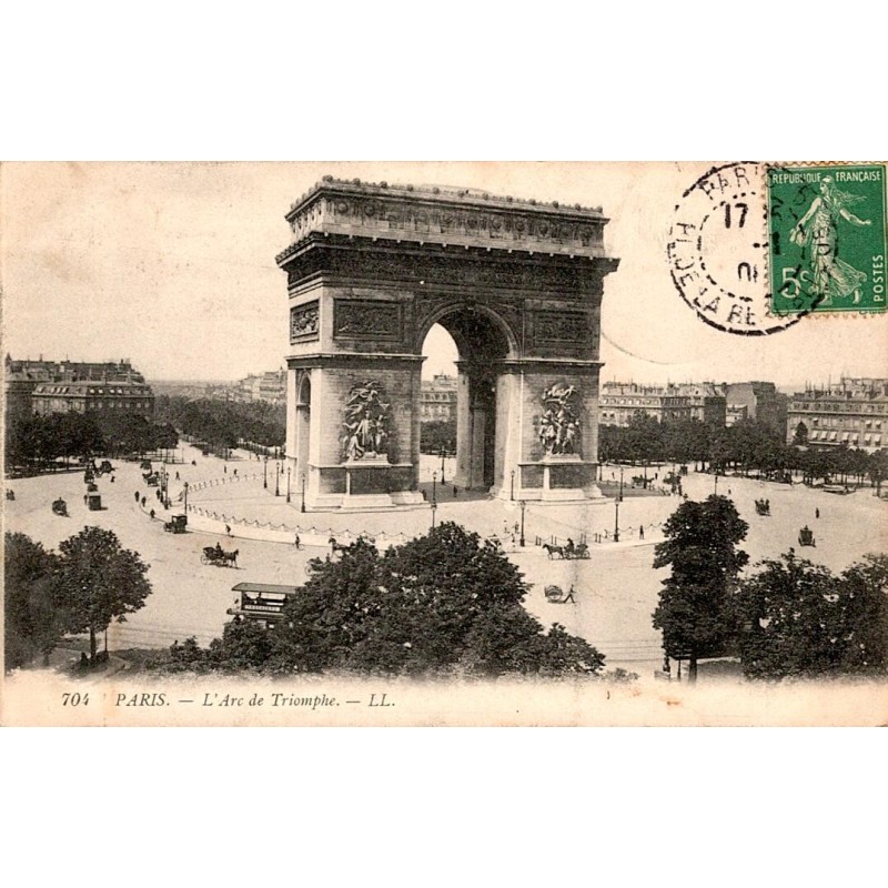 COUNTY 75008 - PARIS - THE ARC OF TRIOMPHE