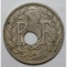 FRANCE - KM 866a - 10 CENTIMES 1936 - TYP LINDAUER - DECENTERED HOLE