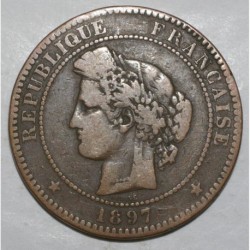 GADOURY 265a - 10 CENTIMES 1897 A PARIS TYPE CERES TORCHE - TB à TTB - KM 815.1