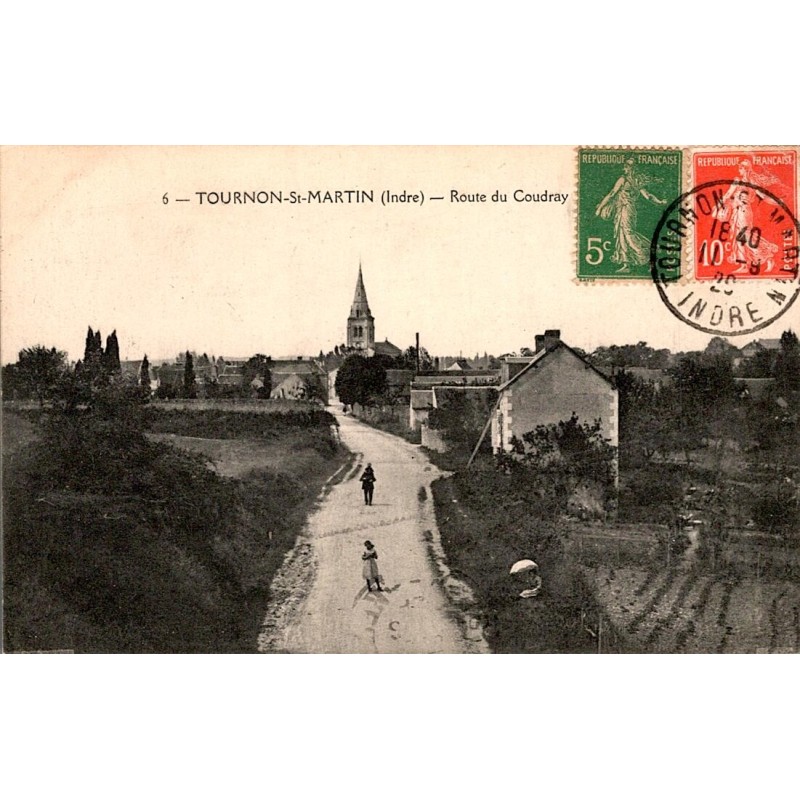 COUNTY 36220 - TOURNON-SAINT-MARTIN - ROUTE DU COUDRAY