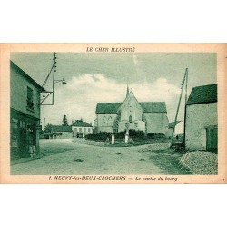 18250 - Neuvy-les-deux-clochers - LE CENTRE DU BOURG - 1934