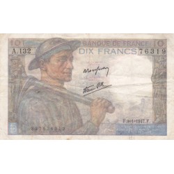 F.08/17 - 10 FRANCS MINEUR - 09/01/1947 - A.132