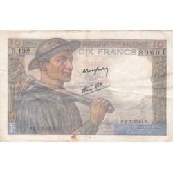 F.08/17 - 10 FRANCS MINEUR - 09/01/1947 - B.132