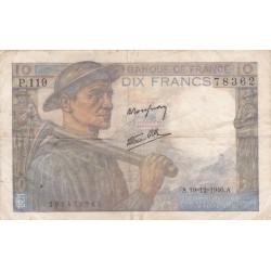 FRANCE - F.08/16 - 10 Francs Miner - 19/12/1946 - P.119