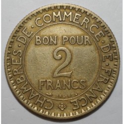 FRANCE - KM 877 - 2 FRANCS 1927 TYPE Chambers of Commerce - F+